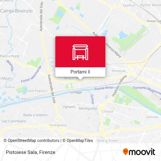 Mappa Pistoiese Sala