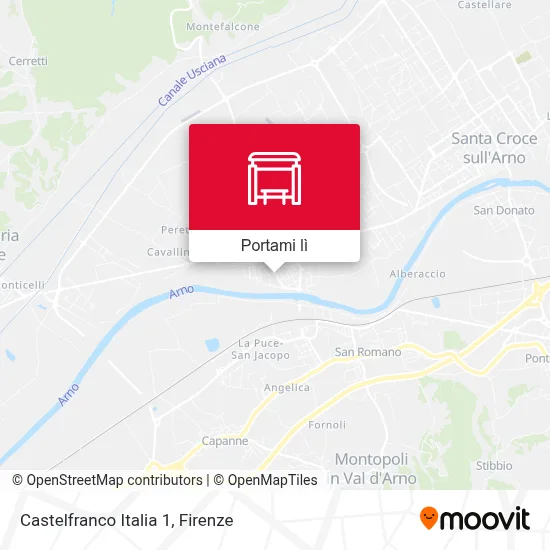 Mappa Castelfranco Italia 1