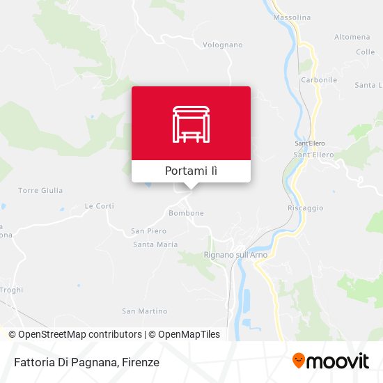 Mappa Fattoria Di Pagnana