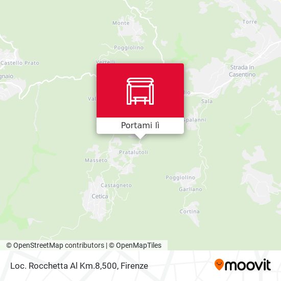 Mappa Loc. Rocchetta Al Km.8,500