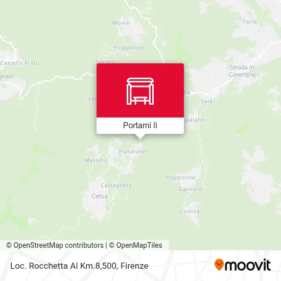 Mappa Loc. Rocchetta Al Km.8,500