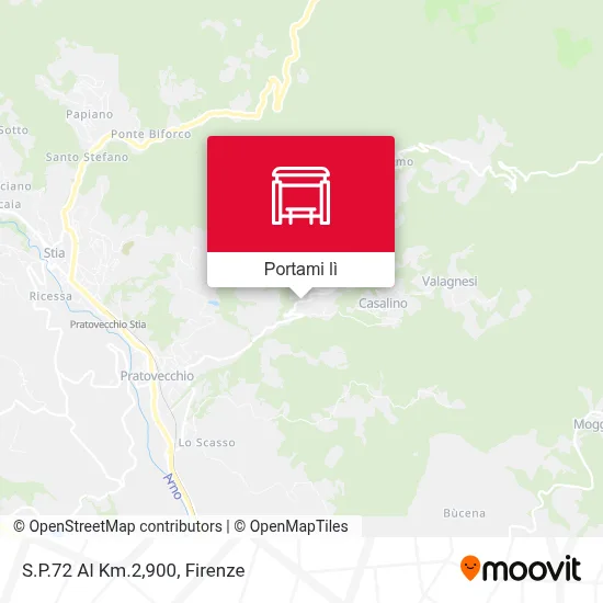 Mappa S.P.72 Al Km.2,900