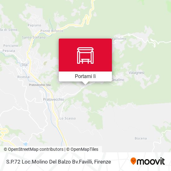 Mappa S.P.72 Loc.Molino Del Balzo Bv.Favilli