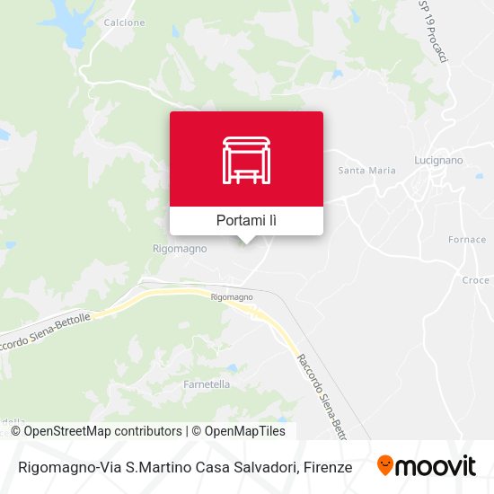 Mappa Rigomagno-Via S.Martino Casa Salvadori