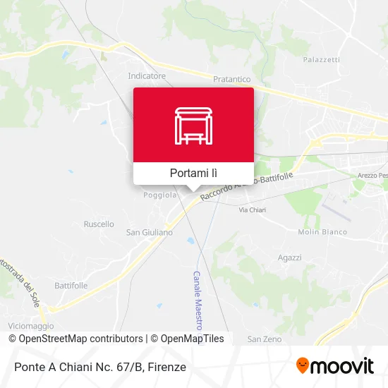 Mappa Ponte A Chiani Nc. 67/B