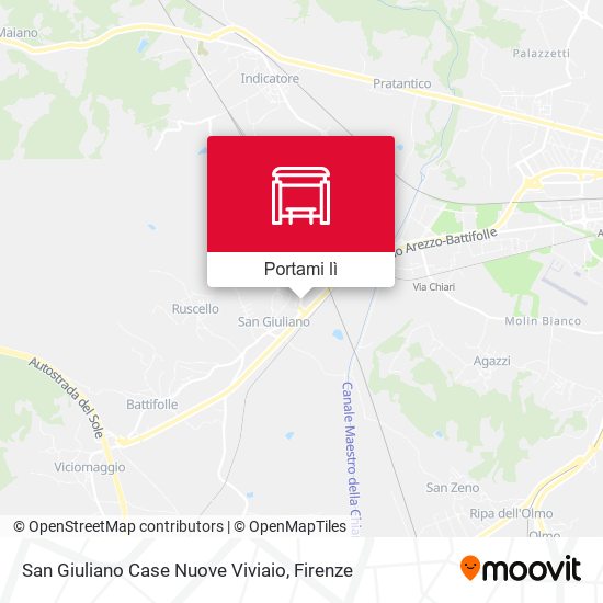 Mappa San Giuliano Case Nuove Viviaio