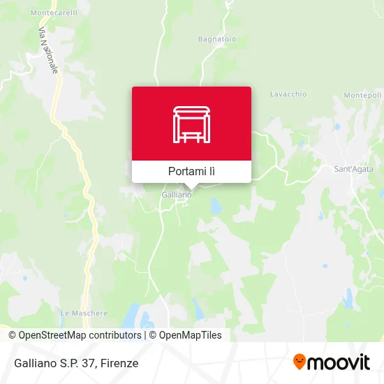 Mappa Galliano S.P. 37