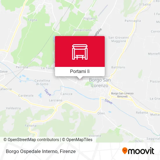 Mappa Borgo Ospedale Interno