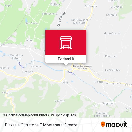 Mappa Piazzale Curtatone E Montanara