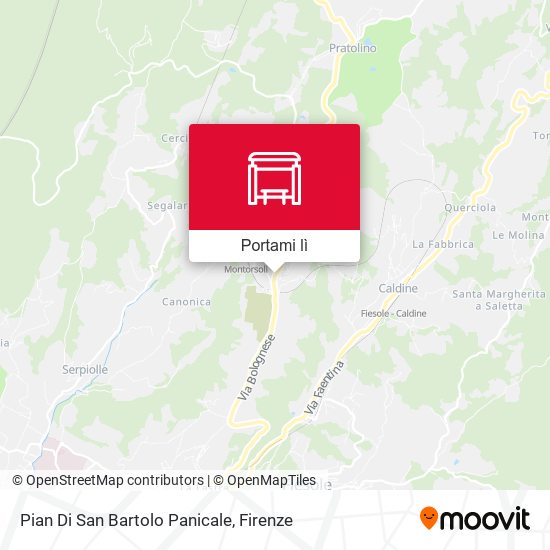 Mappa Pian Di San Bartolo Panicale