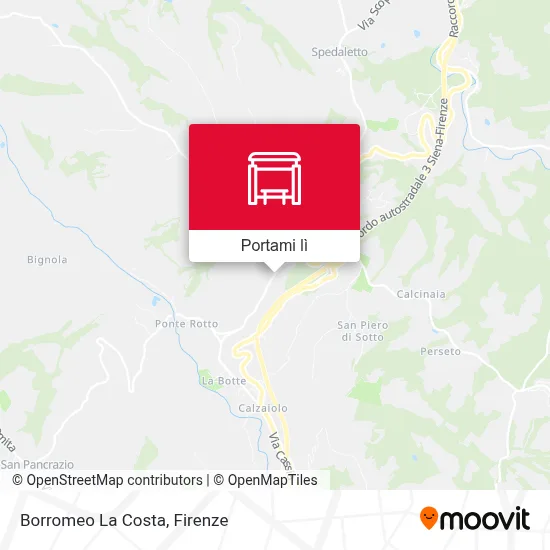 Mappa Borromeo La Costa