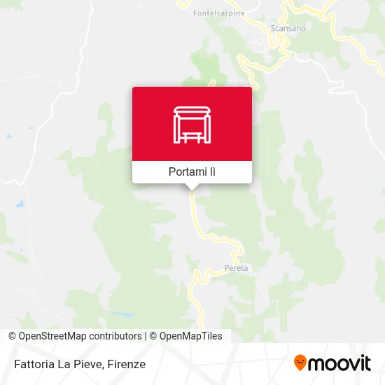 Mappa Fattoria La Pieve