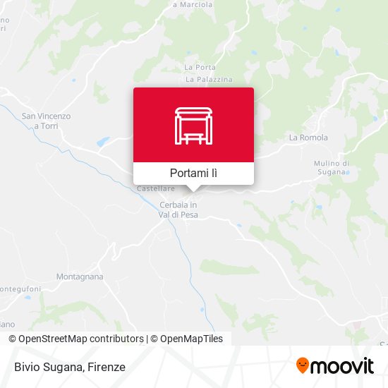 Mappa Bivio Sugana