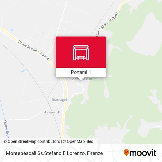 Mappa Montepescali Ss.Stefano E Lorenzo