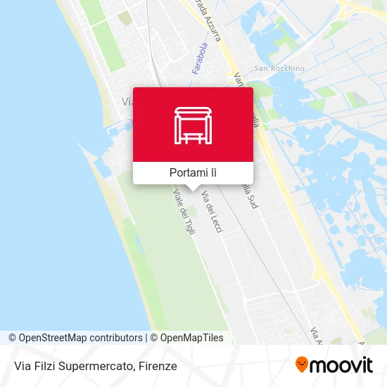 Mappa Via Filzi Supermercato