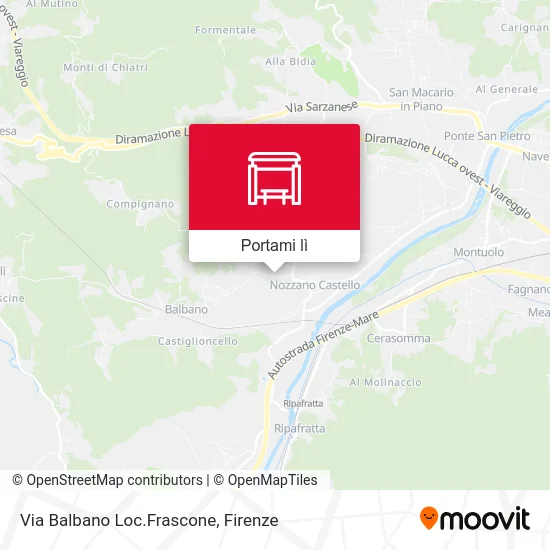 Mappa Via Balbano Loc.Frascone