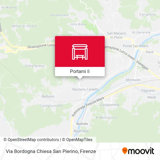 Mappa Via Bordogna Chiesa San Pierino