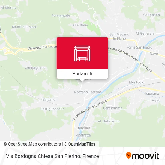 Mappa Via Bordogna Chiesa San Pierino