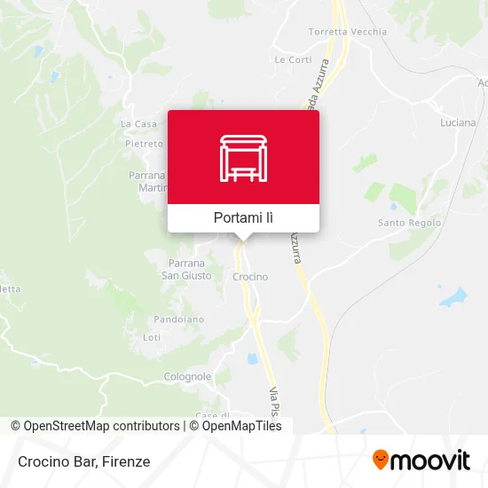 Mappa Crocino Bar