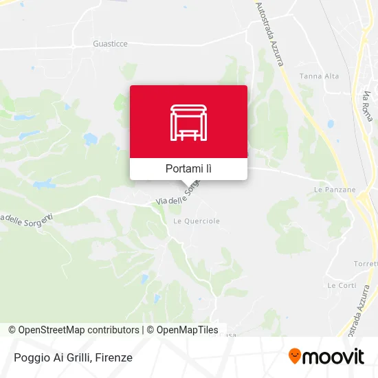 Mappa Poggio Ai Grilli