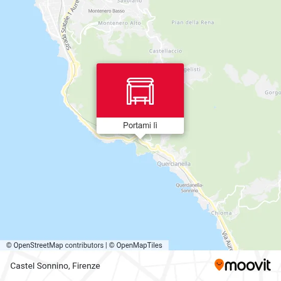 Mappa Castel Sonnino