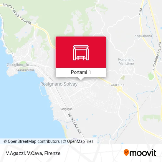 Mappa V.Agazzi, V.Cava