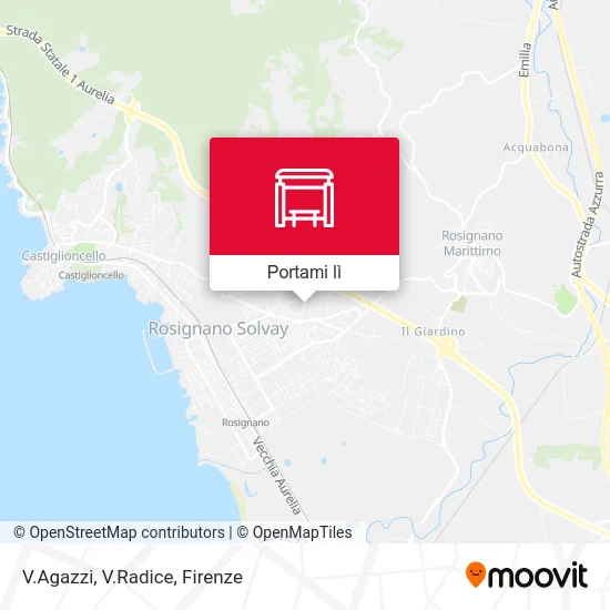 Mappa V.Agazzi, V.Radice