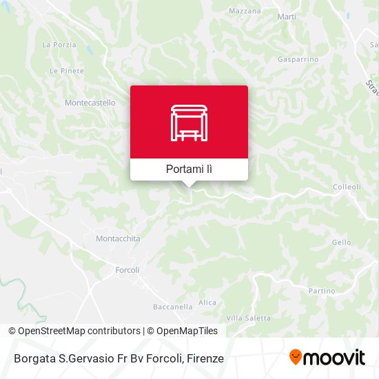 Mappa Borgata S.Gervasio Fr Bv Forcoli