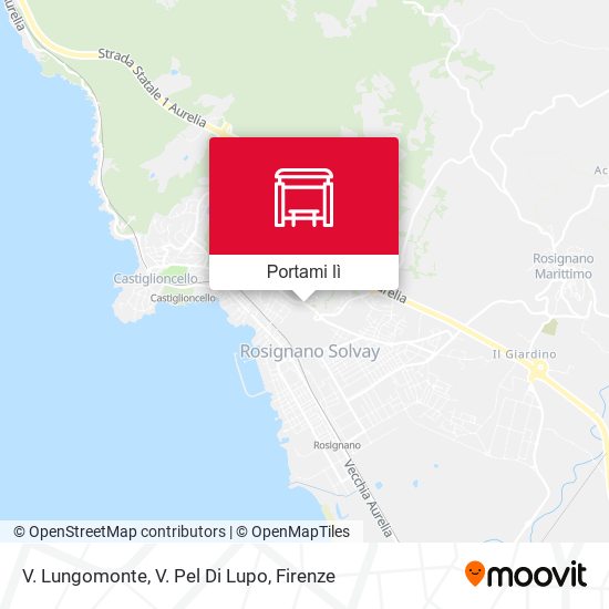 Mappa V. Lungomonte,  V. Pel Di Lupo