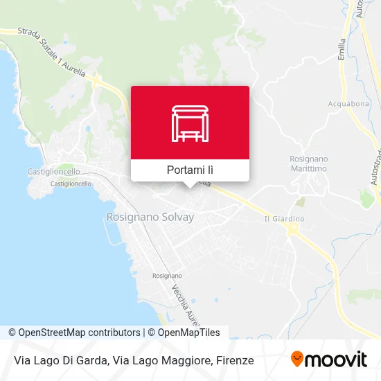 Mappa Via Lago Di Garda, Via Lago Maggiore