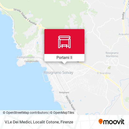 Mappa V.Le Dei Medici, Localit  Cotone