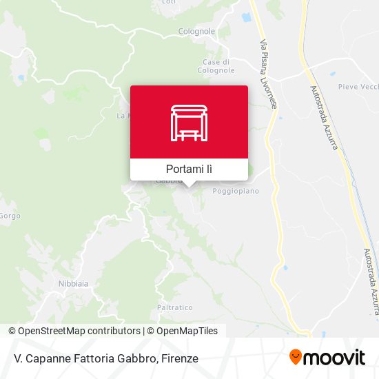 Mappa V. Capanne Fattoria Gabbro