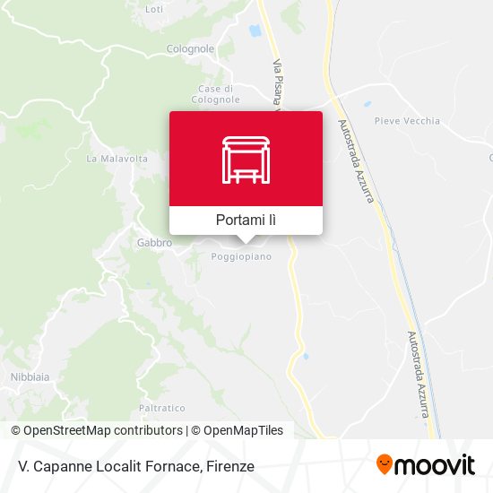 Mappa V. Capanne Localit  Fornace