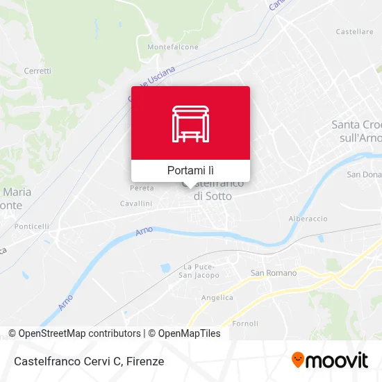 Mappa Castelfranco Cervi C