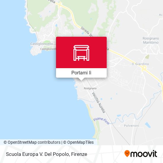 Mappa Scuola Europa V. Del Popolo