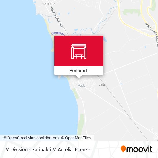 Mappa V. Divisione Garibaldi, V. Aurelia
