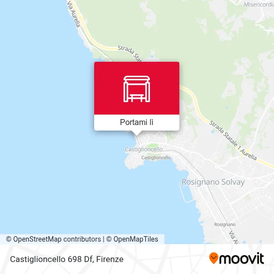 Mappa Castiglioncello 698 Df