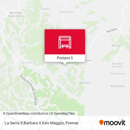 Mappa La Serra S.Barbara V.Xxiv Maggio