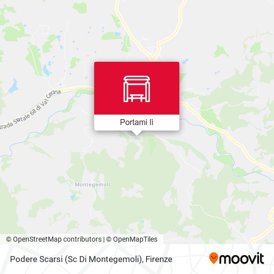 Mappa Podere Scarsi (Sc Di Montegemoli)