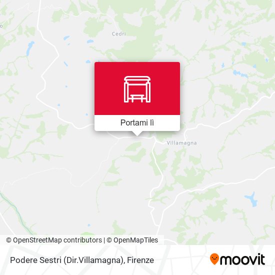 Mappa Podere Sestri (Dir.Villamagna)