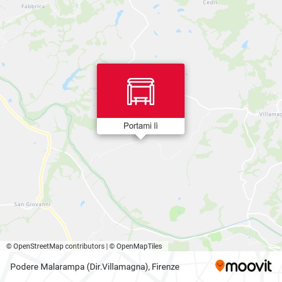Mappa Podere Malarampa (Dir.Villamagna)