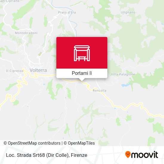 Mappa Loc. Strada Srt68 (Dir Colle)