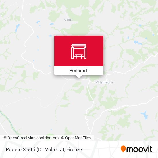 Mappa Podere Sestri (Dir.Volterra)