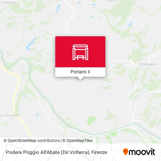Mappa Podere Poggio All'Abate (Dir.Volterra)