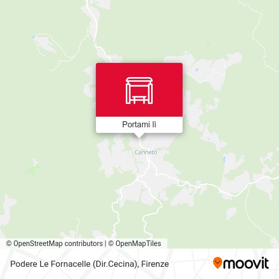 Mappa Podere Le Fornacelle (Dir.Cecina)