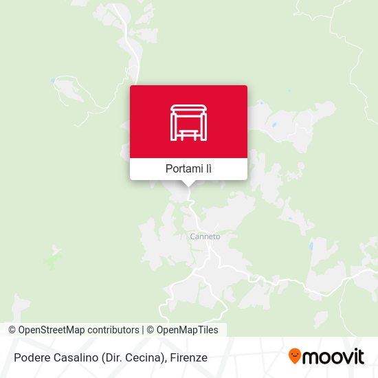 Mappa Podere Casalino (Dir. Cecina)