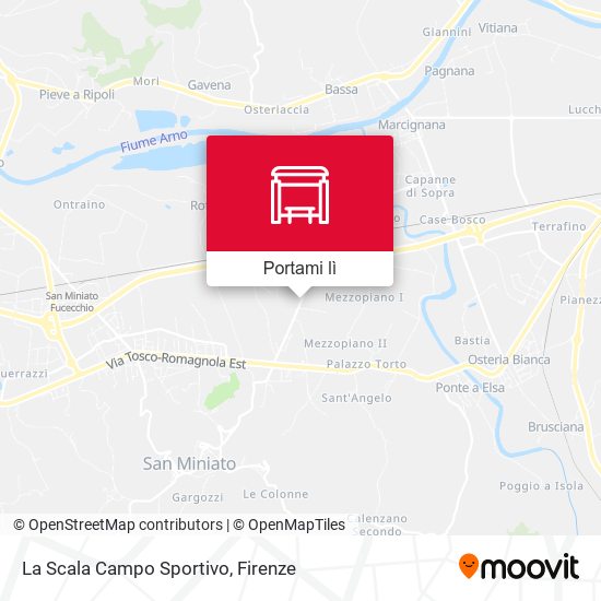 Mappa La Scala Campo Sportivo