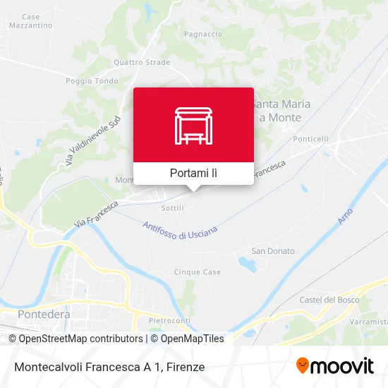 Mappa Montecalvoli Francesca A 1