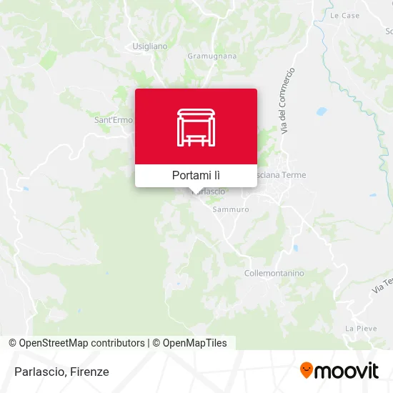 Mappa Parlascio