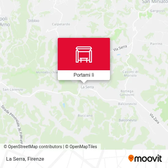 Mappa La Serra